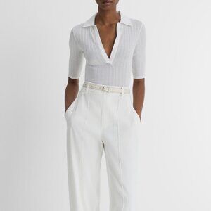 Vince Rib Cotton Polo